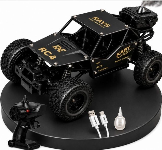pepstter 2.4GHz 2WD Metal Off-Road Rock Crawler Remote Control Climbing Car with Smoke-picture-14