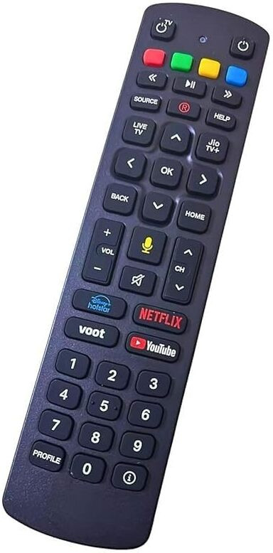 Ladha's Remote for Setup Box and Fiber Set Top Box with Bluetooth Voice Command Jio Remote Controller image 1