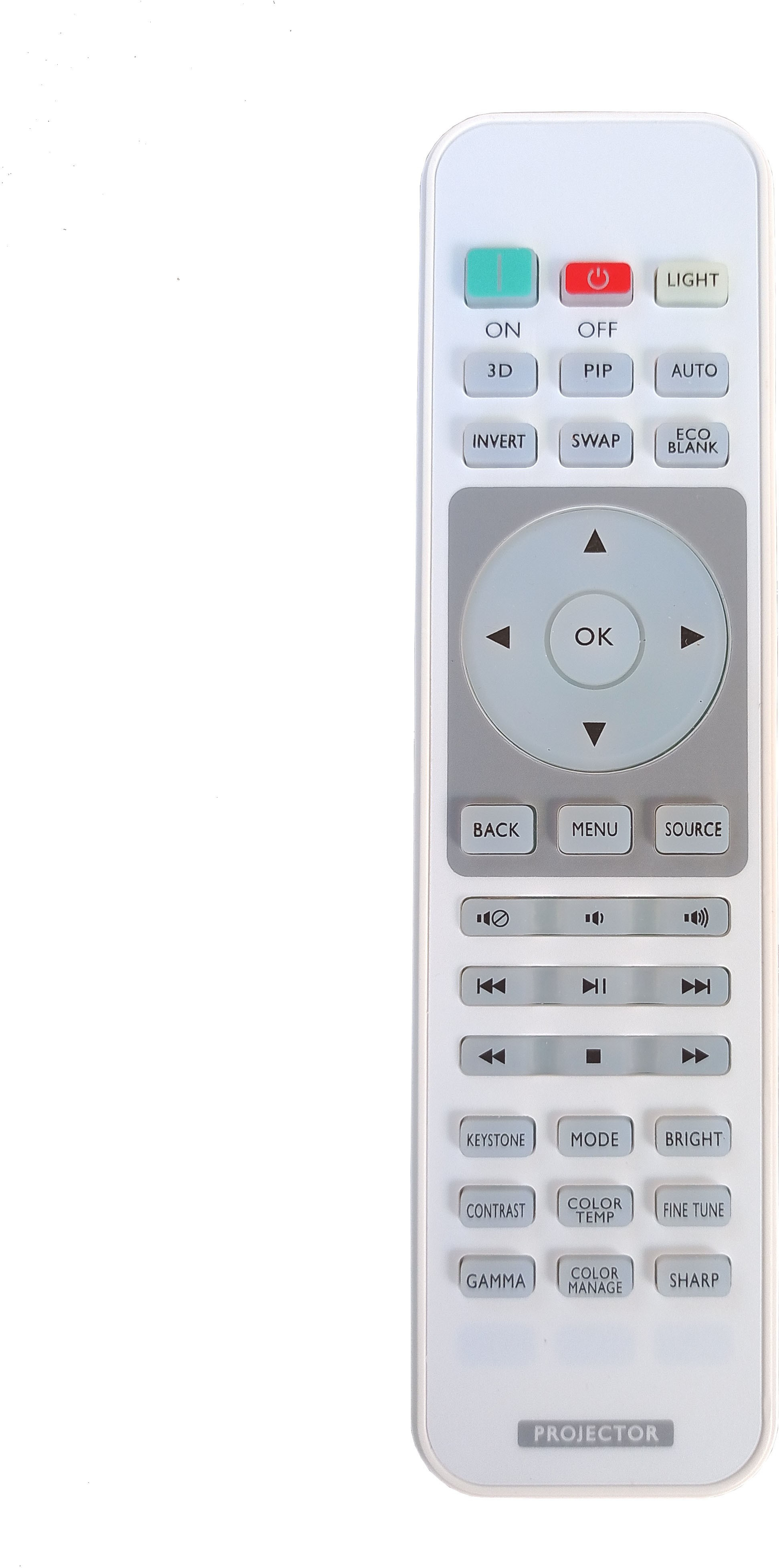 LipiWorld Projector Remote For BenQ HT1075 HT1085ST HT2050A HT2150ST HT3050 HT4050 MH684 TH670s TH683 W1070+W W1075 W1080ST+ W1090 W1110s W1120 W1210ST W1350 W2000+W3000 Remote Controller image 1