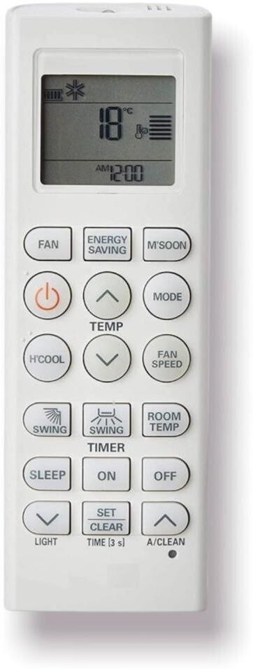 miracles in hand MIH36I AC REMOTE COMPATIBLE WITH (DOUBLE SWING) LG Remote Controller image 1