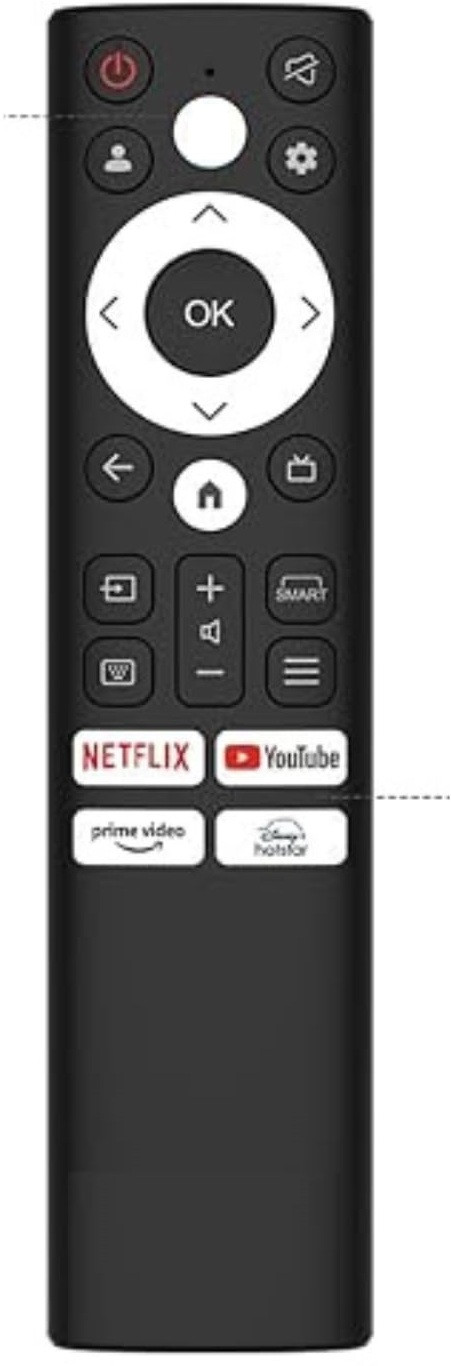 ANM Remote compatible for acer smart tv 4k android ( Non-Voice ) i series , v series , h series - Exact same remote only will work acer Remote Controller image 1
