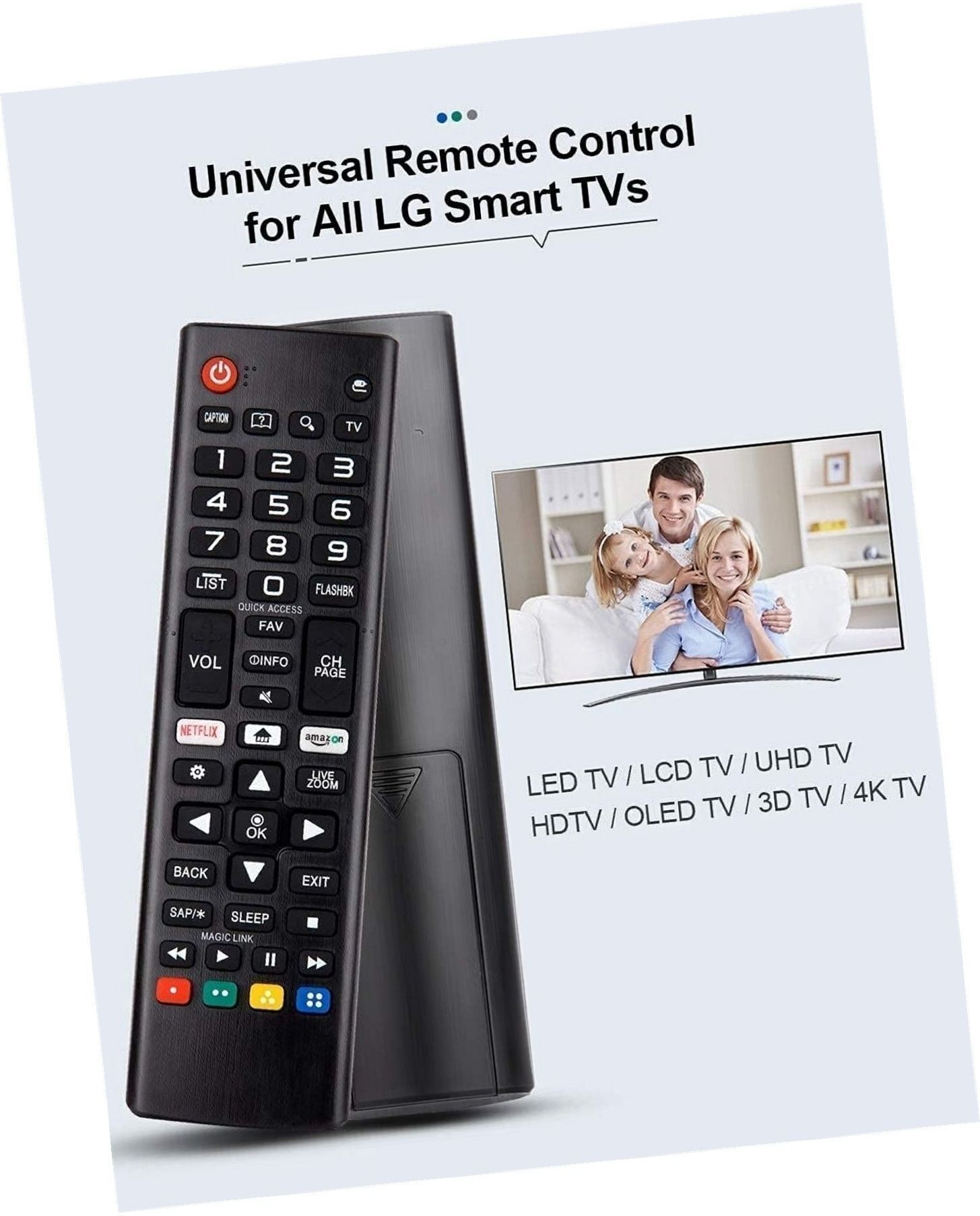 URBAN SELECT Compatible replacement remote for Smart TV LED LCD Smart TV Remote Compatible with Lg smart tv Remote Controller-picture-20