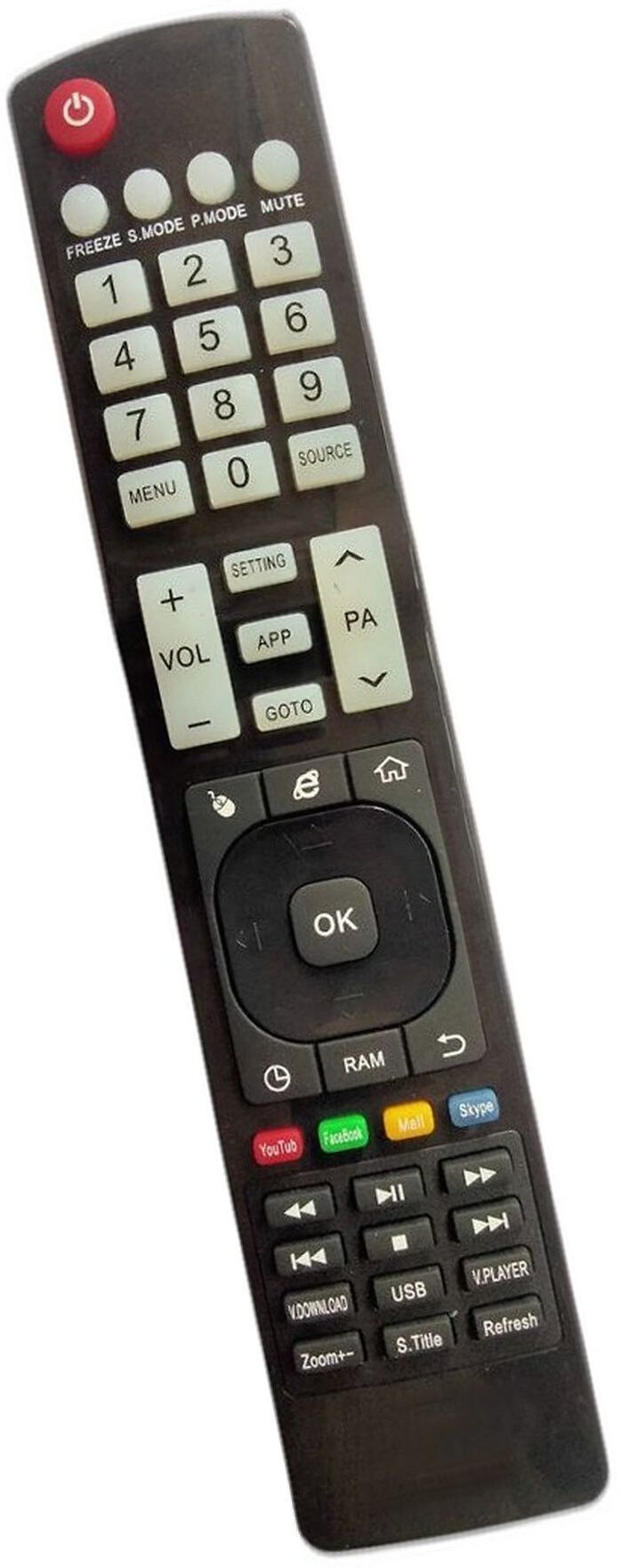 URBAN SELECT Compatible remote control for Assemble TV Remote LED-122 Smart Television Remote LG 3D Remote Controller-picture-22