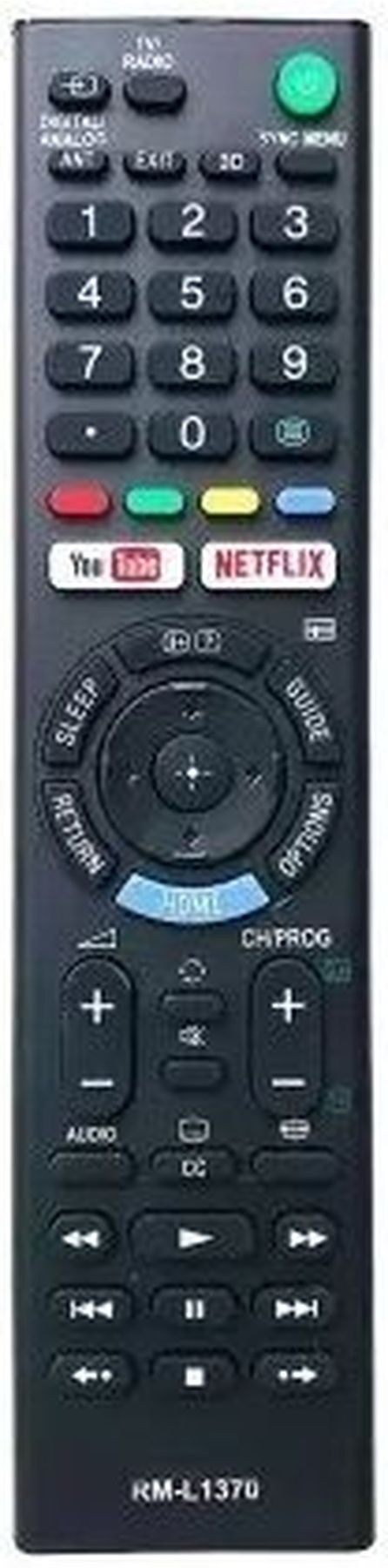 Trustbolt Compatible replacement for Sony TV Remote RM-L1370 Smart TV Remote SONY Remote Controller-picture-20