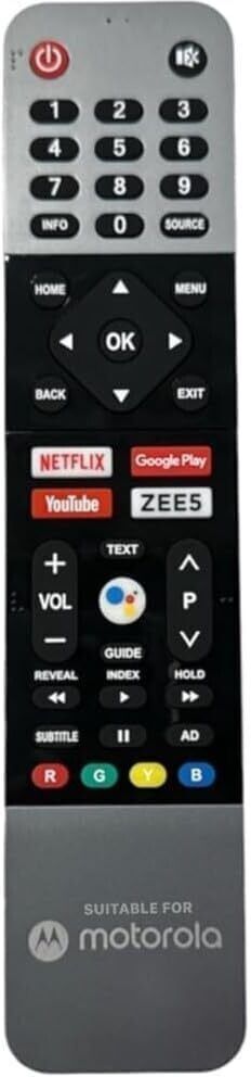Kpdp Original Motorola Smart LED TV Motorola Smart LED TV Remote Remote Controller
