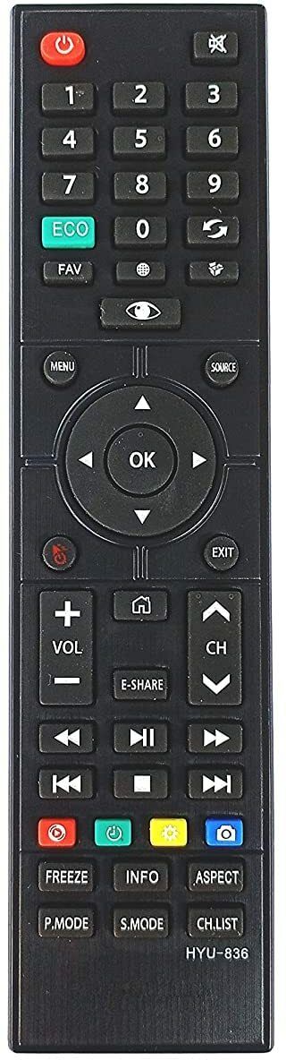 BhalTech HYU-836 Led LCD Remote Compatible for Hyundai TV Remote Controller-image-18