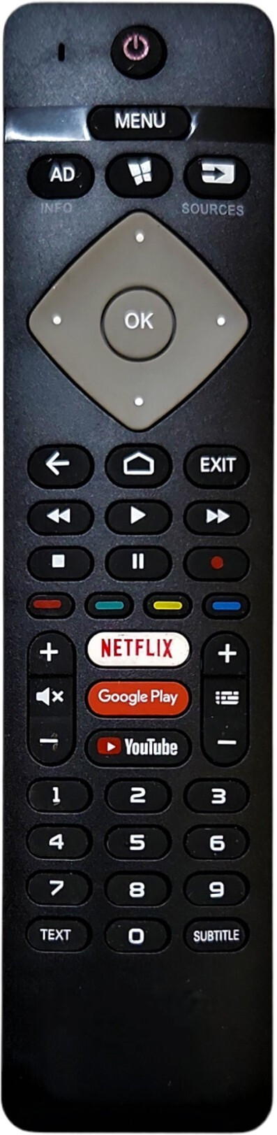 NixGlobal 43PFT6915 Remote Compatible with PHILIPS 4K SMART OLED ANDROID LED LCD TV Remote Controller image 1