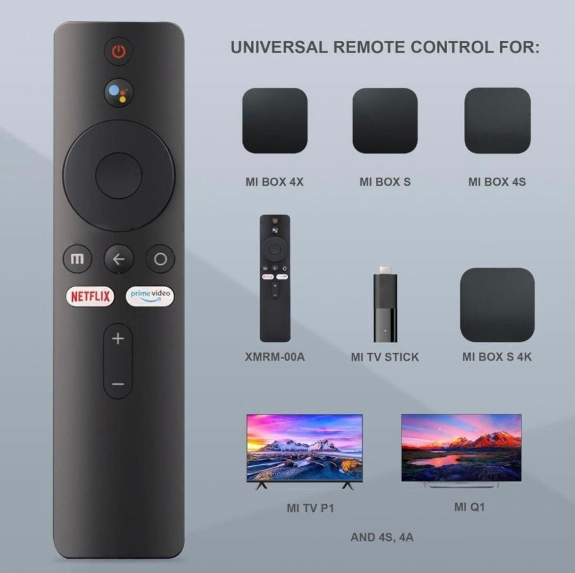 Fgkitoflex Mi X Pro, X series, Mi 5A Original/Google voice Mi remote control for LED/LCD xmrm -345587 mi tv remote control black with netflix and prime function "Mi Android TV Remote Control - Compatible with Mi TV, Xiaomi Redmi Smart TV Remote Controller-picture-11