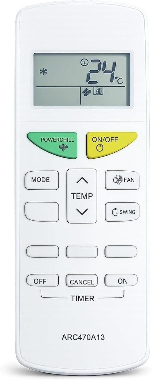 BARBET Compatible with Ac 132K, No Backlight Suitable for Window Ac Daikin Remote Controller-picture-24