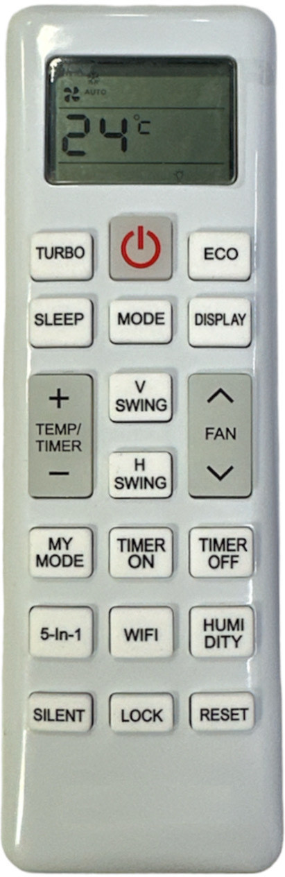 miracles in hand MIH253 AC REMOTE COMPATIBLE WITH (WIFI FUNCTION) LLOYD Remote Controller image 1