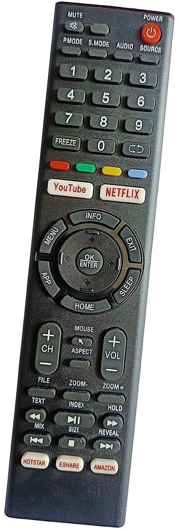 Trustbolt Suitable replacement remote for Hotsta Android Smart TV Remote Control Hotstar Function Compatible for Worldtech Remote Controller-picture-15