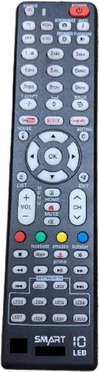 Akshita "RM-1562" Smart LED NEW 10 in 1 Remote Control With Stand UNIVERSAL Remote Controller image 1