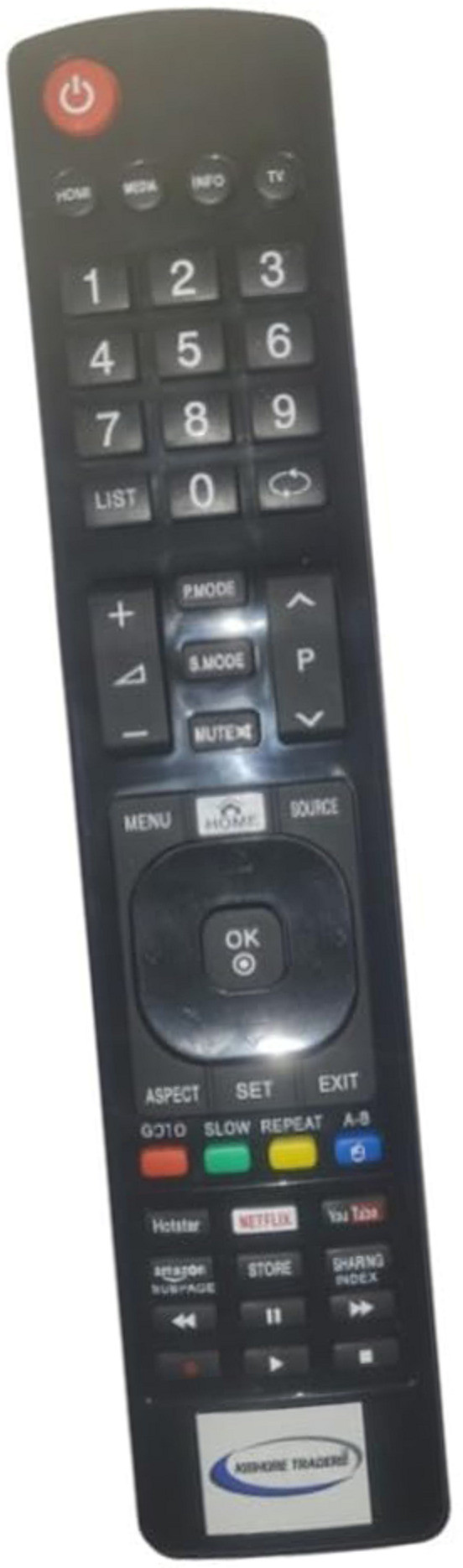 Kishore Traders Compatible Remote Control For PHX Smart Led Tv Phx Smart Led Tv Remote Controller image 1