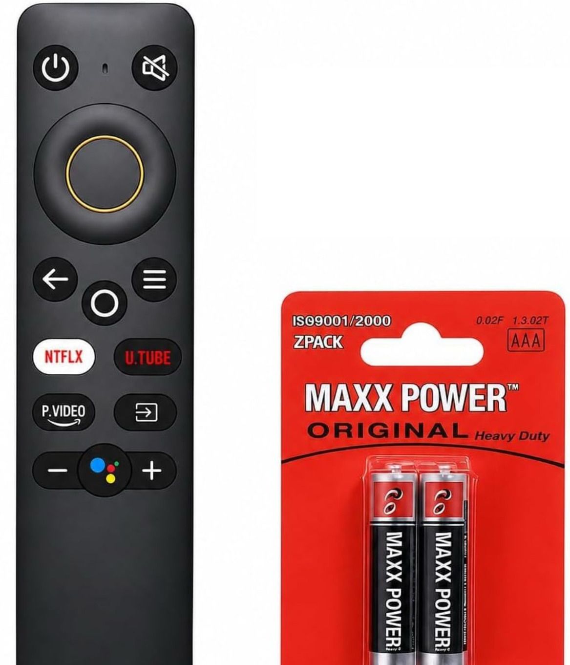 THE BLACK TECH Ver1 NON VOICE CARE SADA REMOTE FOR REAAL ME SMART TV VER1 Real mee Remote Controller-image-5