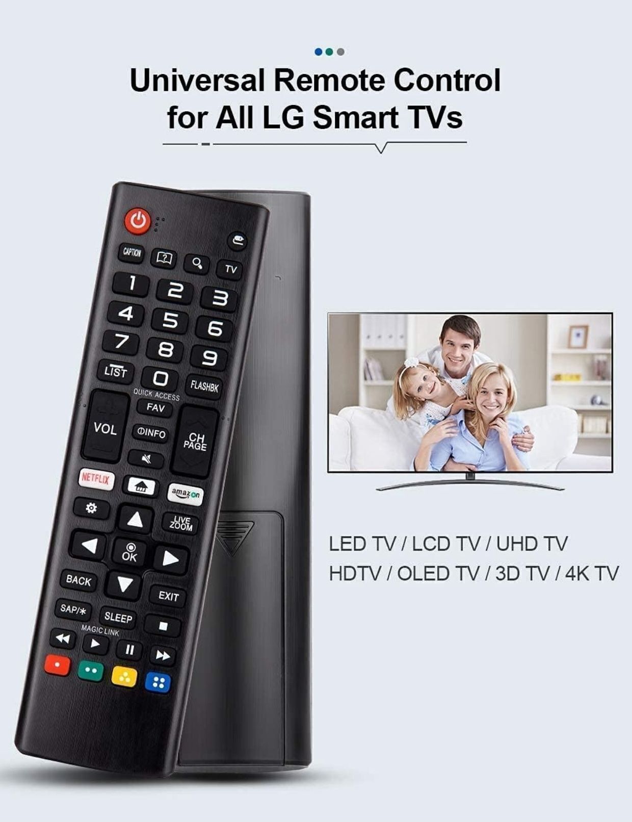 URBAN SELECT Compatible with LG Smart TV Lg smart tv Remote Controller-picture-36