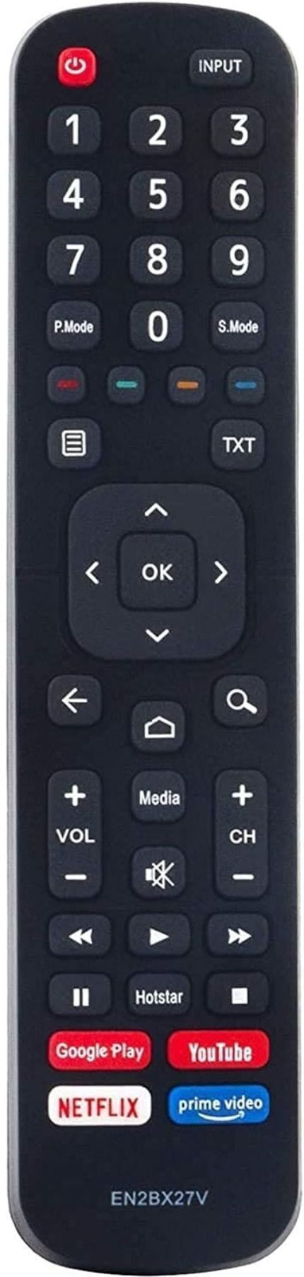 NTMY New-VU Tv Remote OriginalRM-131JFK214 ( EN2BY27V ) Compatible for LED TV VU Remote Controller-picture-18