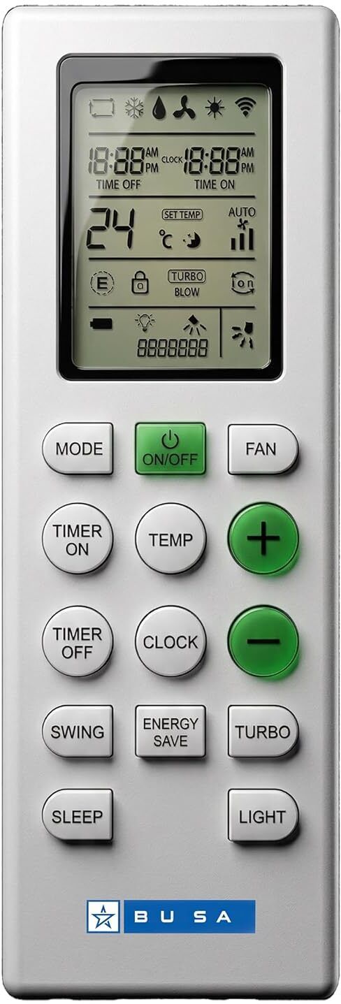 VASAP Model 226 Bluestar AC Remote Controller (Split ac window ac 1 ton , 1.5 ton, 2 ton) BLUE STAR Remote Controller-image-2
