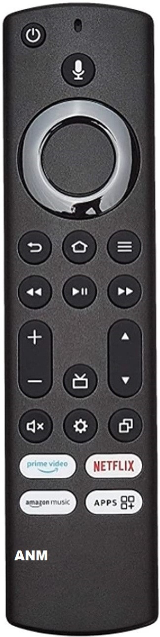 ANM Remote Compatible for TOSHIBA / AKAI / ONIDA / CROMA / AMAZONBASICS FIRE TV ALEXA VOICE WORKING, VERIFICATION ON 9408256237 Remote Controller image 1