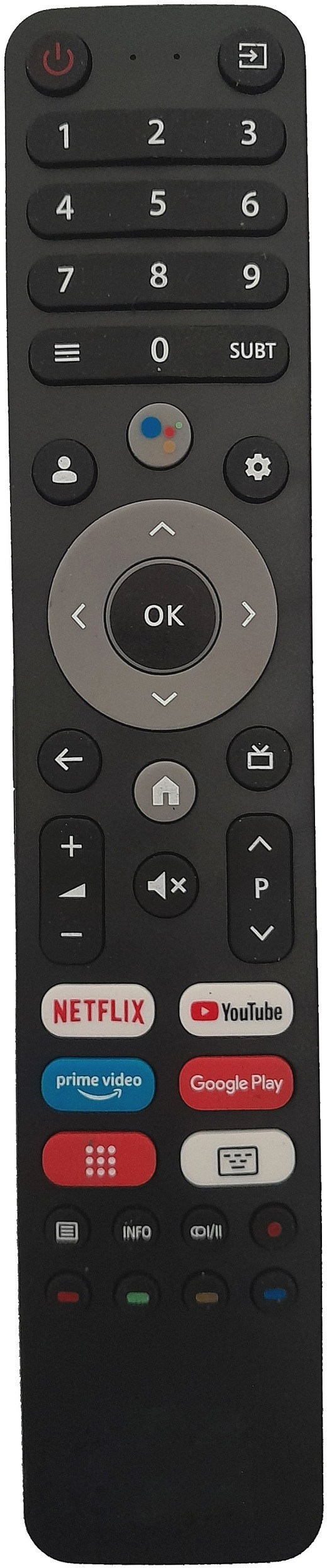 LipiWorld LED Smart TV Remote Control [Non-Voice] Compatible For Impex Led Tv Remote Controller image 1