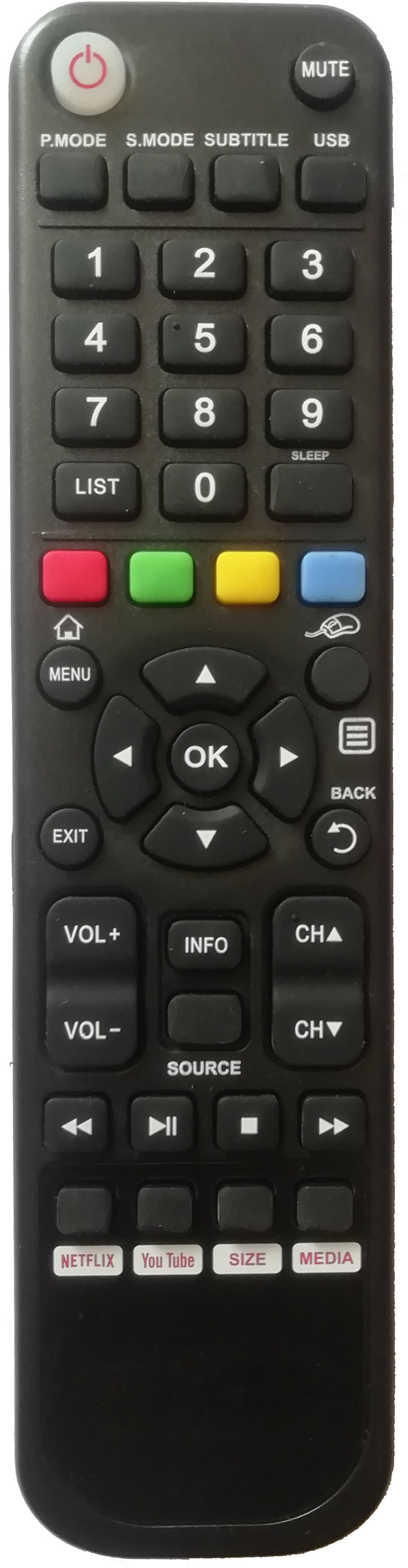 LipiWorld Smart LED TV Remote Control (Old Remote Exactly Same Remote Will Only Work) Compatible For Willett Tv Remote Controller image 1
