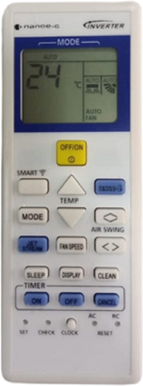 Nij AC-1570C Air Conditioner Remote Control With WiFi Function PANASONIC AC Remote Controller image 1