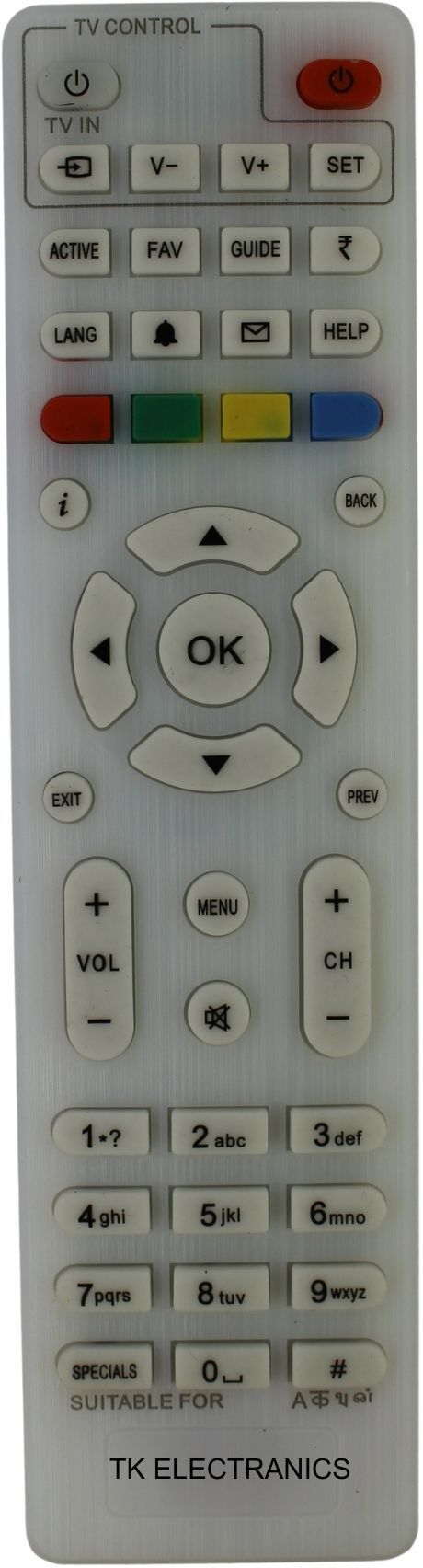 TK ELECTRANICS Compatible for D2H Set TOP-Box VIDEOCON Remote Controller-picture-11