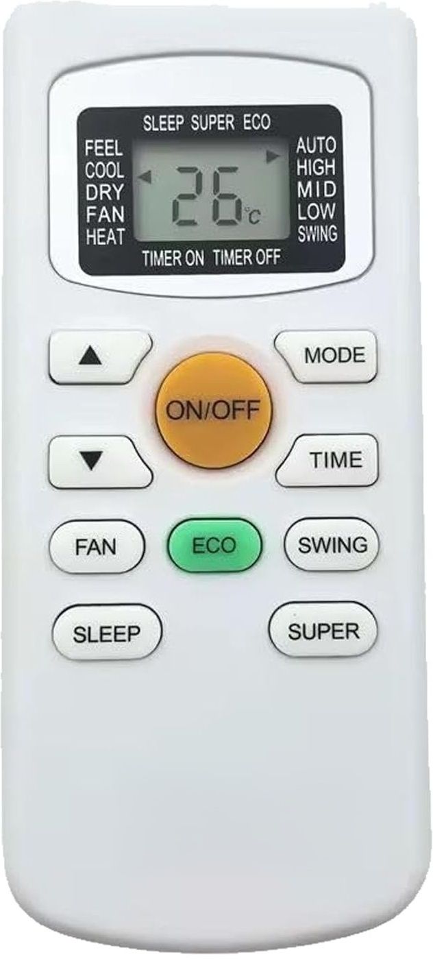 BARBET Compatible with TCL Ac Model 116C, No Backlight Suitable for Split Ac TCL Remote Controller-picture-22