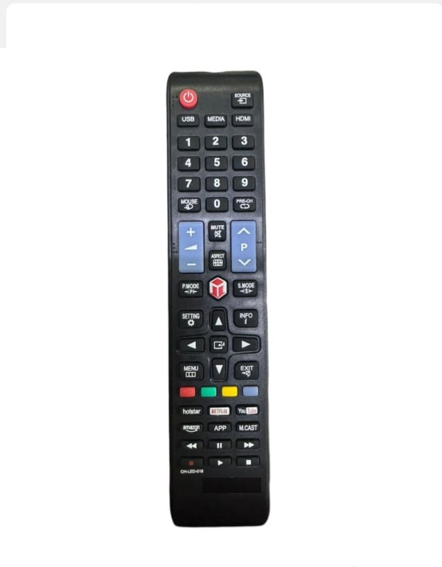 Rohit Electronics Remote Control Compatible With SkyWall / Wisdom LCD/LED TV (EXACTLY SAME REMOTE WILL ONLY WORK) Remote Controller image 1