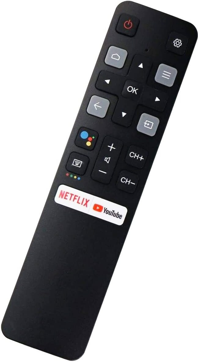 Ladha's Smart Tv Remote Control Without Voice Command,Black Tcl Remote Controller image 1