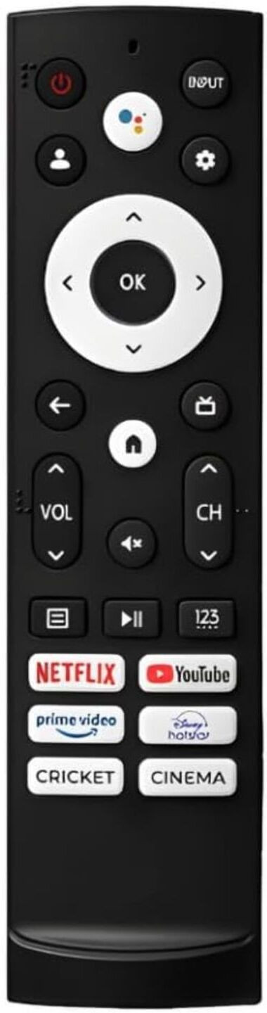 miracles in hand MIHMDIA SMART 4K LED TV REMOTE COMPATIBLE FOR (NO-VOICE) VU Remote Controller image 1