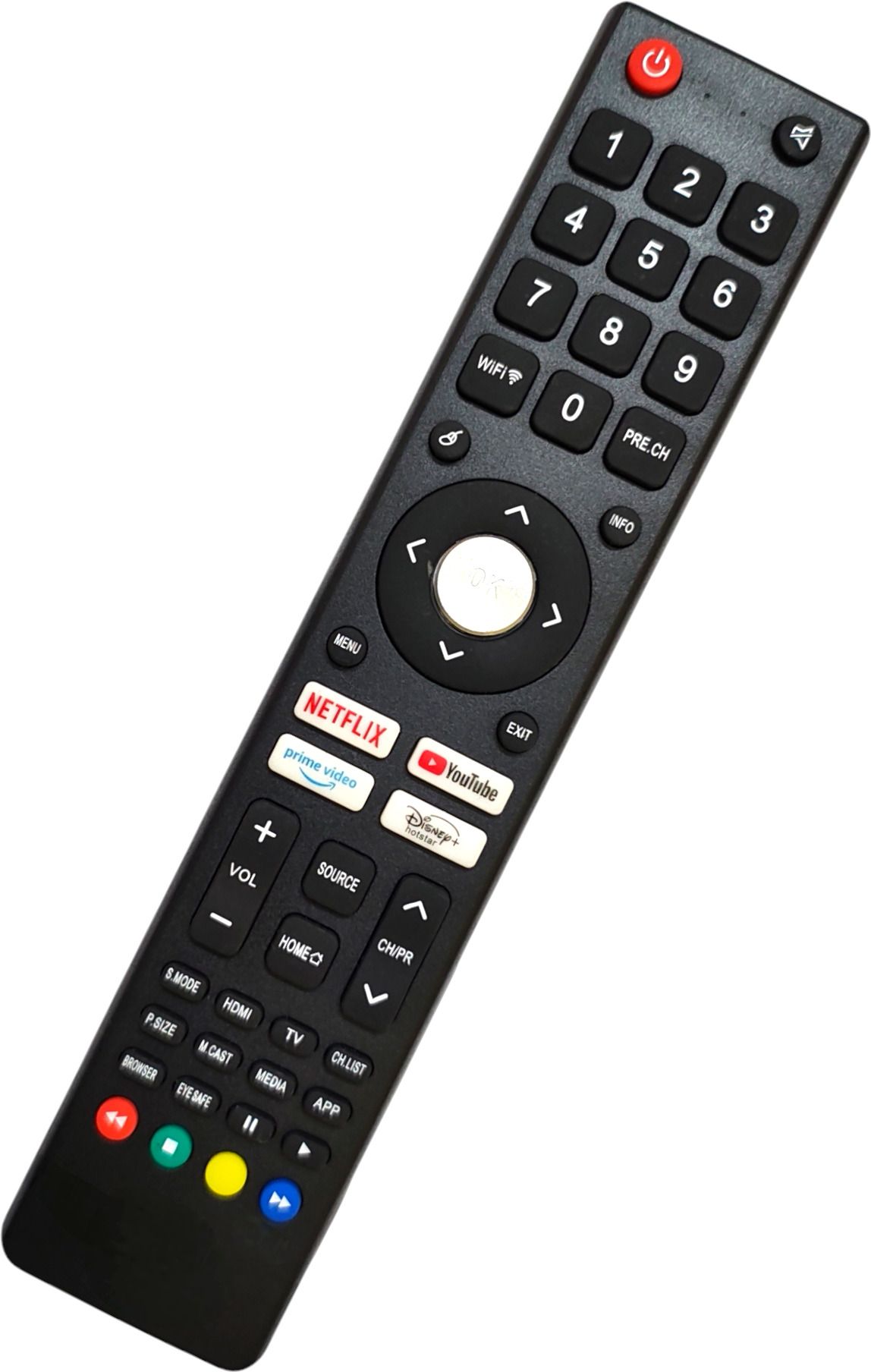 ERNIL 43FSFHS Smart TV Remote Compatible for SKYWALL Skylive Foxsky LED LCD TV Remote (Exactly Same Remote Will Only Work) Remote Controller