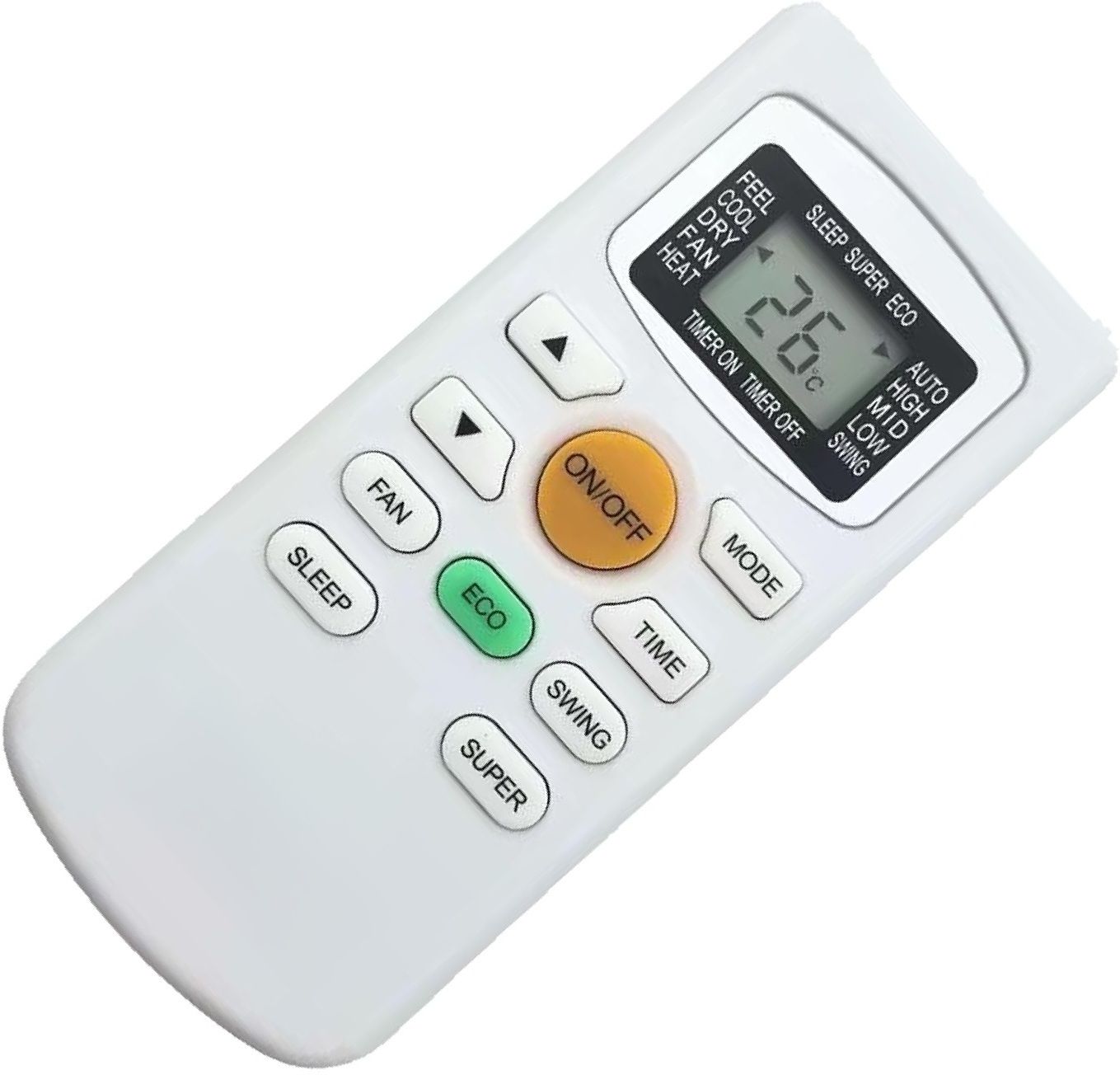 BARBET Compatible with TCL Ac Model 116C, No Backlight Suitable for Window Ac TCL Remote Controller-picture-32