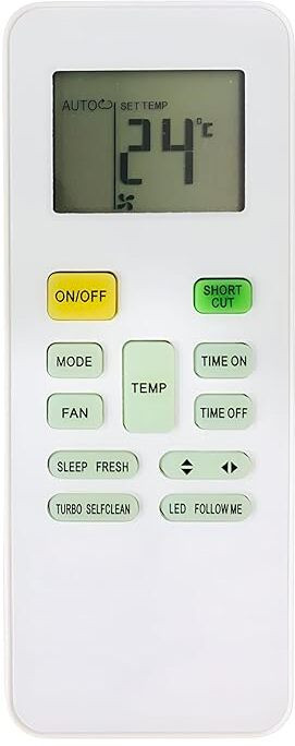Ladha's AC Remote No. 142 (No Backlight), Voltas Remote Controller image 1