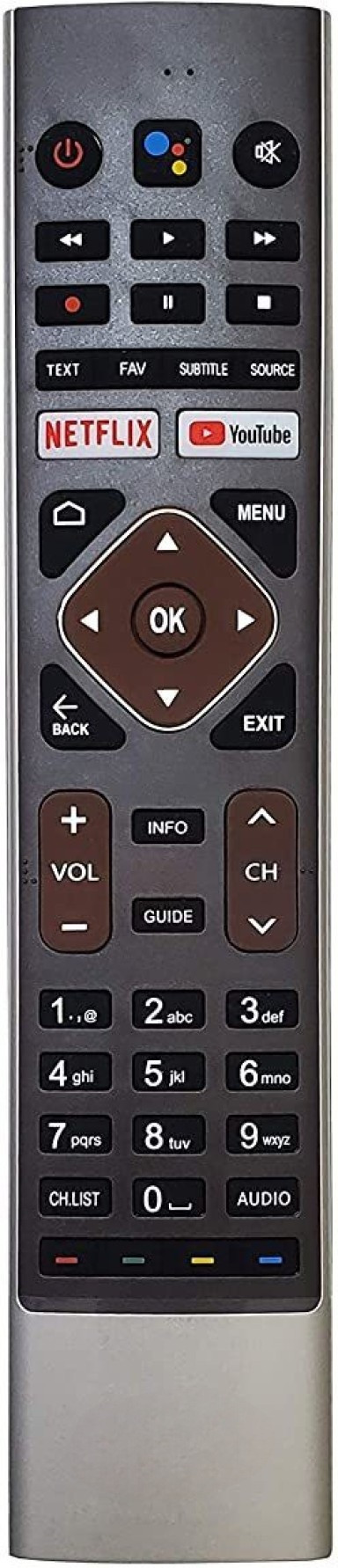 NixGlobal HA-IER SMART BLUETOOTH Remote with Voice Control Function Compatible with HAIER 4K SMART QLED LED LCD TV Remote Controller image 1