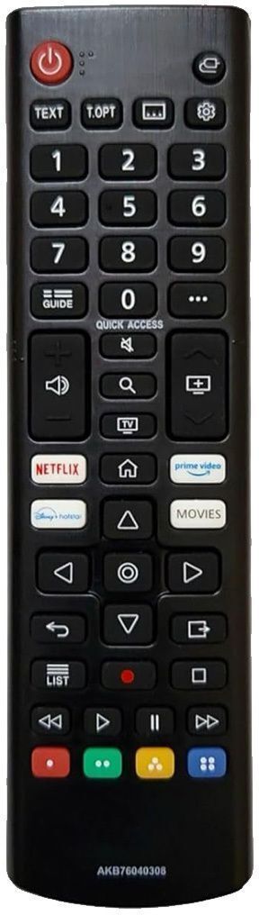 URBAN SELECT Compatible with TV Remote AKB76040308 LG Remote Controller-image-47