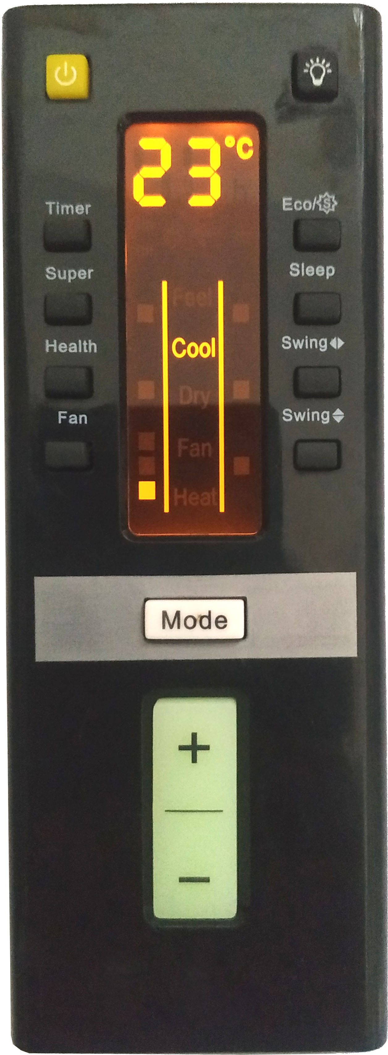 LipiWorld 204 AC Remote Control With Display Light Backlight Compatible For IFB AC Remote Controller image 1