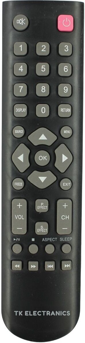TK ELECTRANICS Compatible for LED/LCD TV (Model :- MMX05) Micromax Remote Controller-image-0