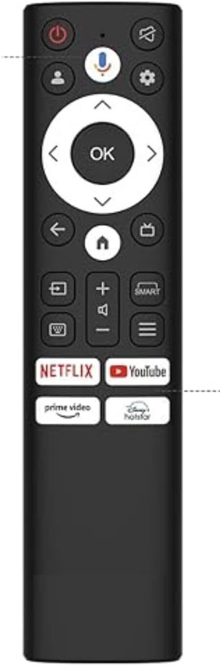URBAN SELECT Compatible replacement remote for Compatible with Acer Tv Original Model Suitable Smart Android 2 ACER TV REMOTE Remote Controller-image-41