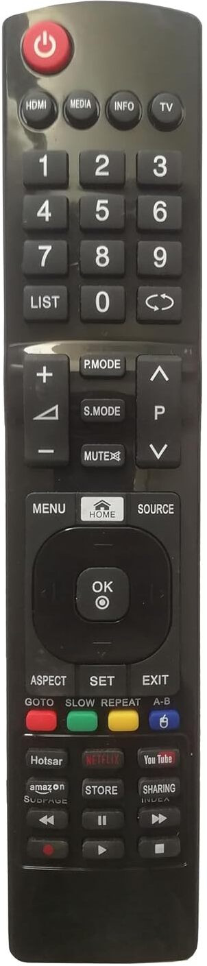 BhalTech LED Smart TV Remote Control (Without Voice Function) Compatible for PHX Tv Remote Controller image 1