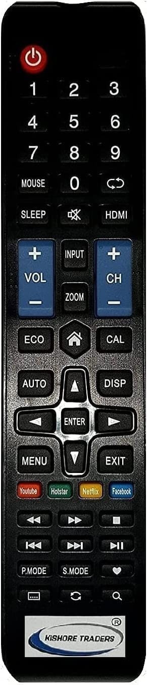 Kishore Traders Compatible Remote Control ForTv UTL Smart Led Remote Controller image 1