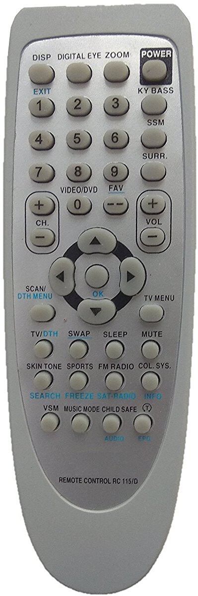 Technology Ahead Replacement Remote Control Compatible for TA ONIDA TV REMOTE ONIDA GENIUNE TV REMOTE-Please Match The Image With Your Old Remote Controller-image-8