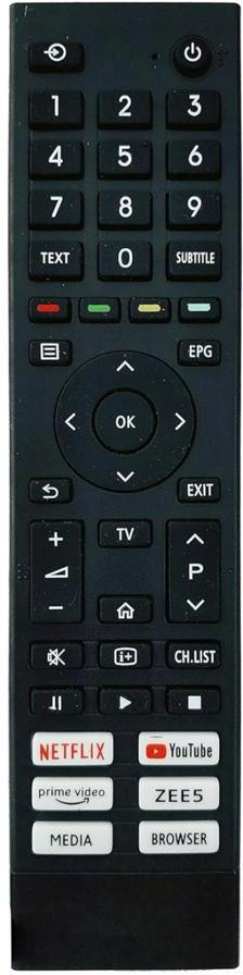 miracles in hand REMOTE COMPATIBLE WITH SMART LED TV MODEL NO: CT-95020 TOSHIBA Remote Controller image 1