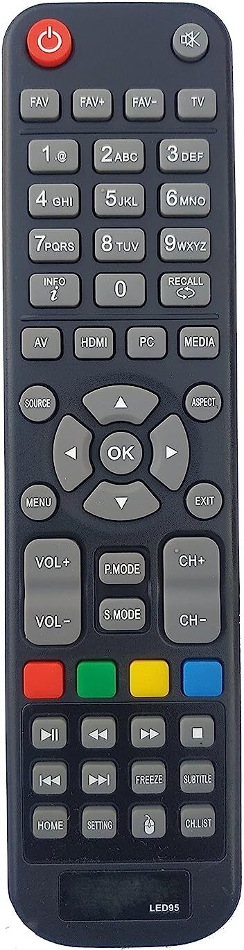 BhalTech LED95 LCD LED Smart TV Remote Control Compatible for DAENYX Remote Controller image 1