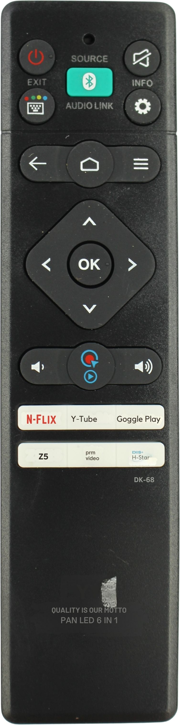 TK ELECTRANICS Compatible for LED TV, DK-68 PANASONIC Remote Controller-picture-42