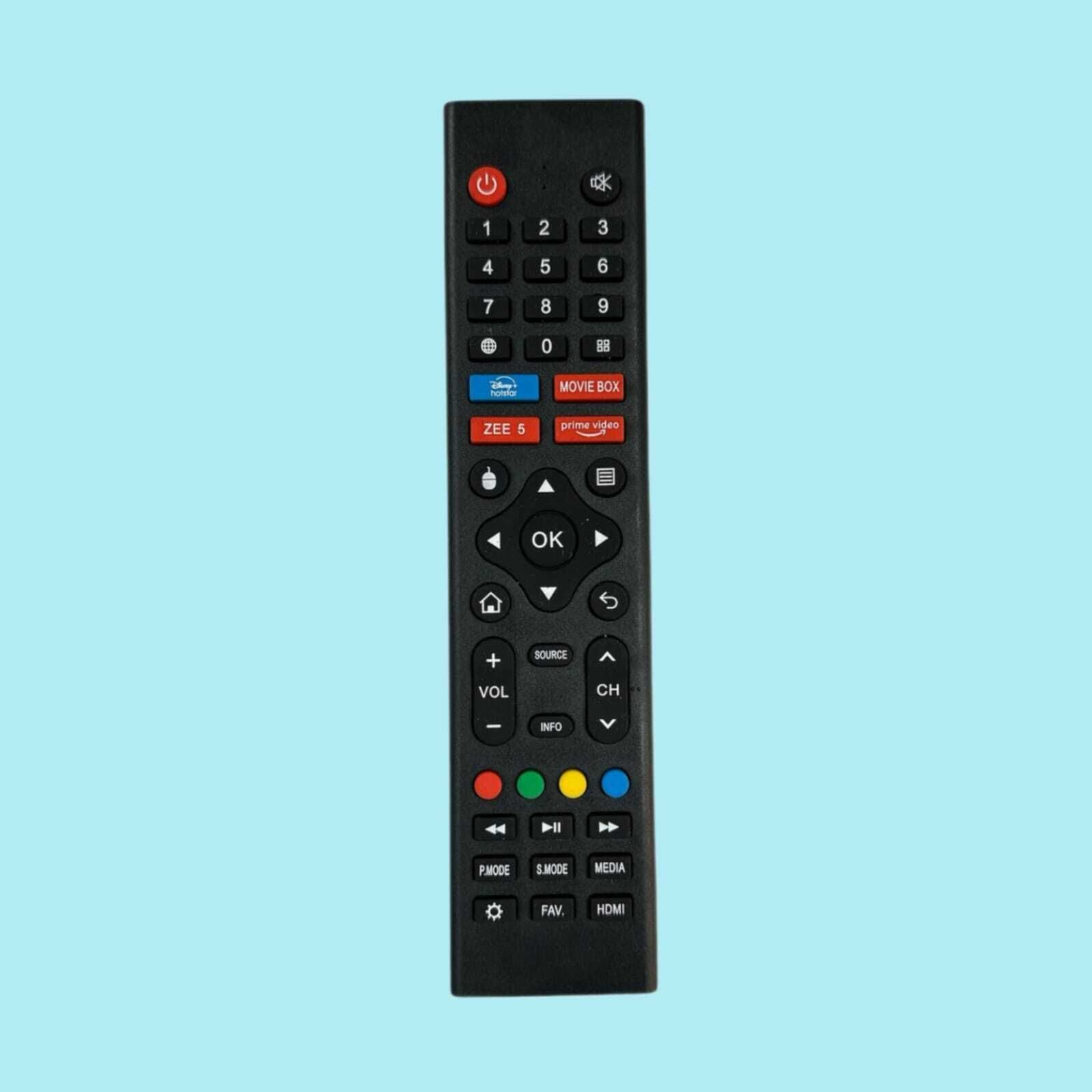 Sugnesh Compatible with Hyundai Smart LCD LED TV Remote Control New TvR-334 (B) (Exactly Same Remote Will Only Work) Remote Controller-image-19