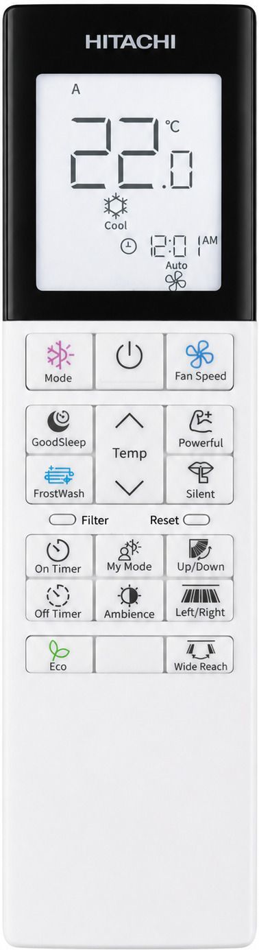 Technovate AC Remote Suitable for Hitachi Air Conditioner (Match & Buy) Hitachi, Hitachi Split Ac, Hitachi Air Conditioner Remote Controller-picture-10
