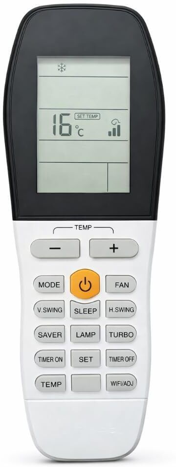 shoppinerz remote for ac 1.5 ton 5 star inverter split and window model, 1 ton & 2 ton ac voltas remote controller