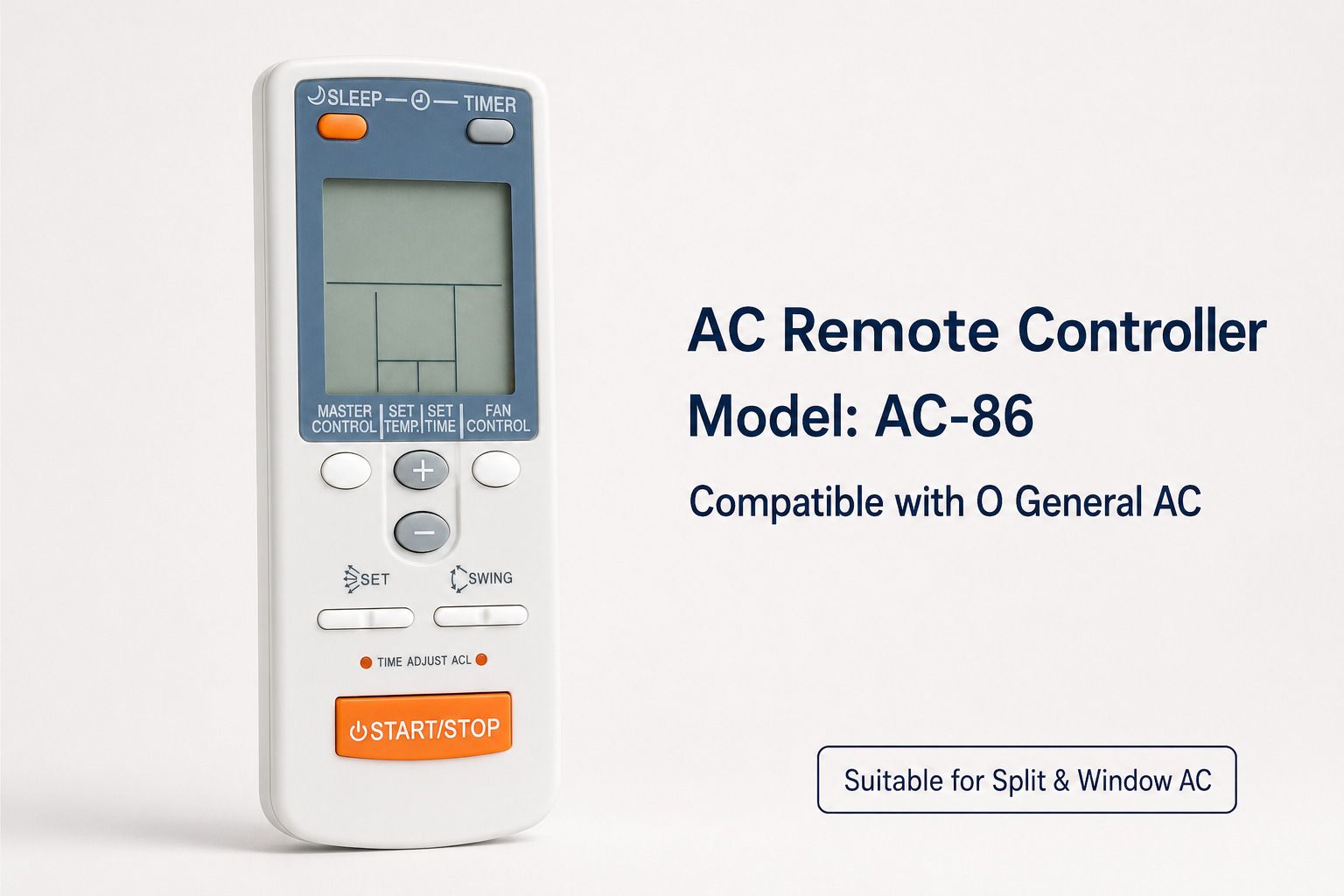 RAAMA O General Split Ac AC-86 Compatible O General AC Remote Controller-picture-14