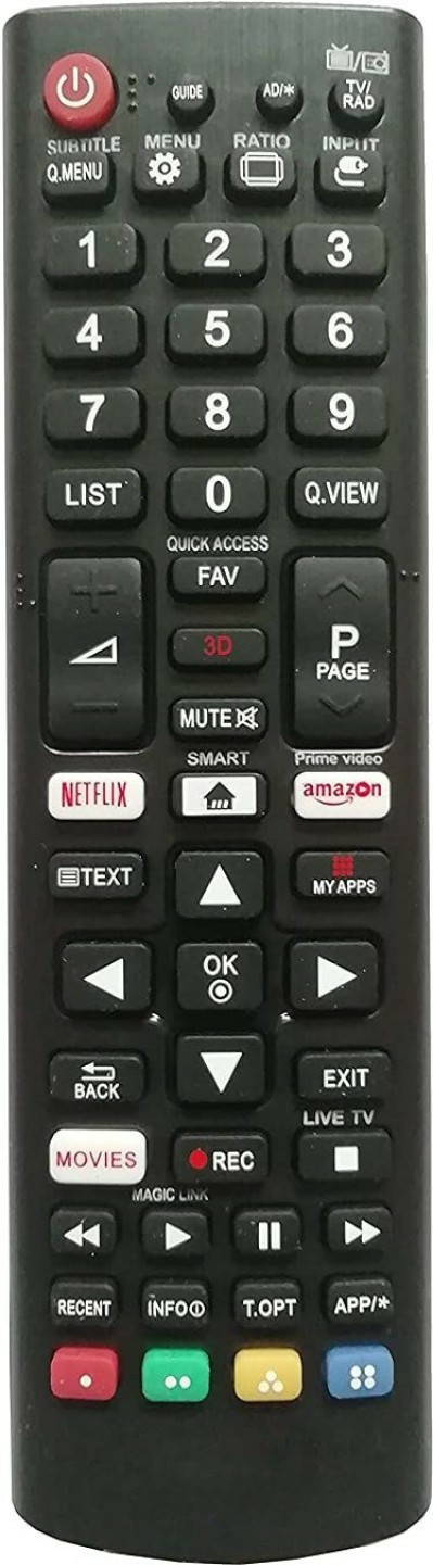 NixGlobal RML-1616 AKB75675301 AKB75095308 AKB75675311 Universal Remote Compatible with LG SMART LED LCD TV Remote Controller image 1