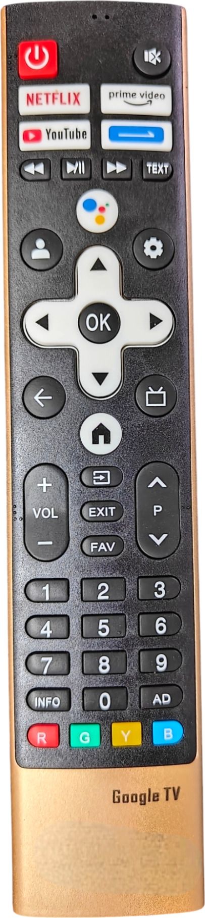 EHOP Compatible remote control for smart Google tv 196200 55QD7020 50QD7010 Blaupunkt Remote Controller-picture-22